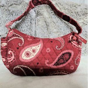 Vera Bradley Small Mesa Red Bag, Retired 2006